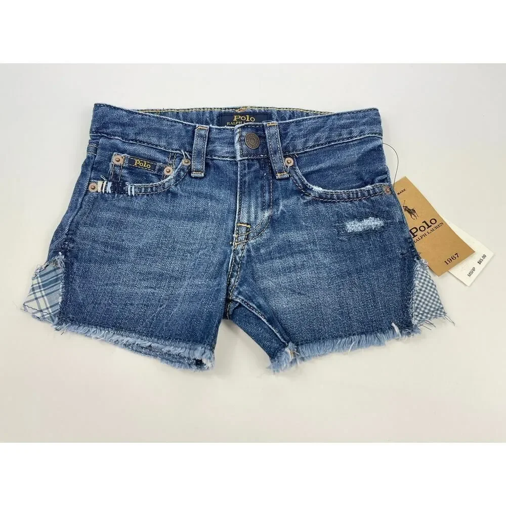 Polo Ralph Lauren‎ Denim Shorts Girls Size 4T